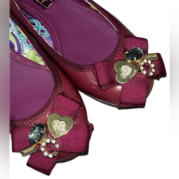 Coach Poppy Mini Purse & Flats, Size 6.5, Rare Limited Edition - Picture 2 of 16